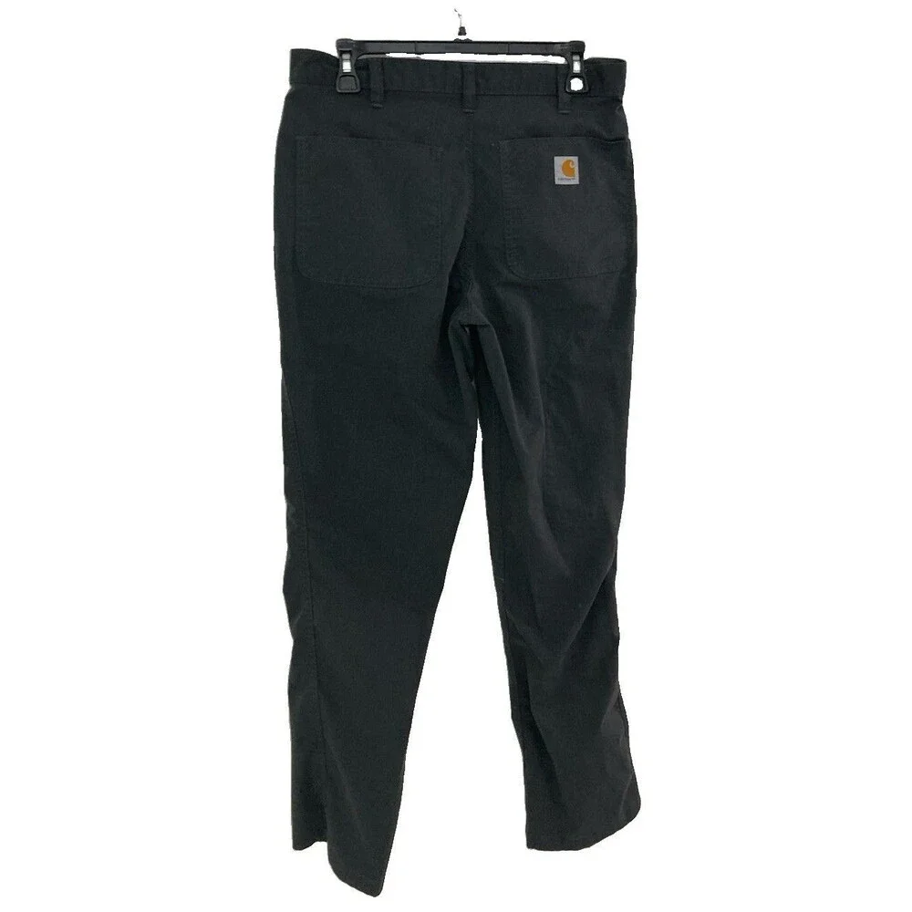 Men's Carhartt Bicomponent Lightweight Pants Relaxed Fit Ripstop Gray Size 30x32